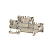 Weidmüller - Durchgangs-Reihenklemme Klemme APGTB 1.5 2T VL 4C/2 PUSH IN, 1.5 mm² − 50 Stück