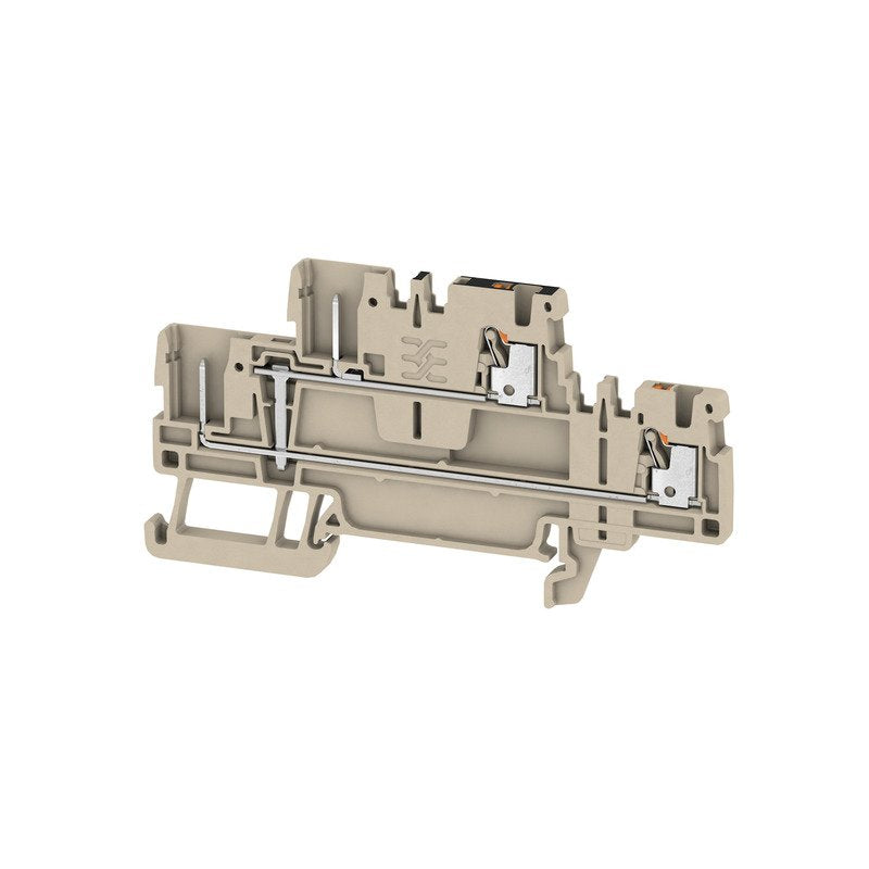 Weidmüller - Durchgangs-Reihenklemme Klemme APGTB 1.5 2T VL 4C/2 PUSH IN, 1.5 mm² − 50 Stück
