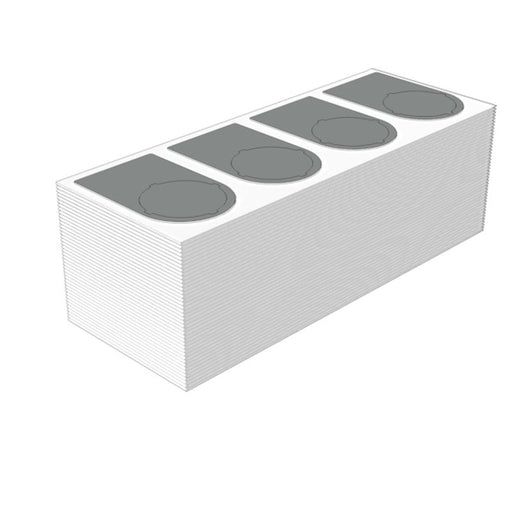 Weidmüller - Kennzeichnungsmaterial Gerätemarkierung SM-FO 36/18-30 MM SI halogenf.,kleb.,36mm − 100 Stück
