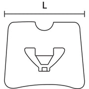 HellermannTyton - Kabelbinder Abstandshalter ELTYA-PP-BK-L1 − 50 Stück