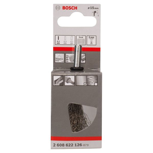 Bosch - Rotierende Drahtbürste PRO Stainless Steel clean 2608622126 Pinselbürste gerader