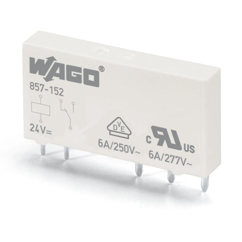 WAGO GmbH & Co. KG - Schaltrelais Elementarrelais 857-152 DC 24 V,1 Wechsler − 20 Stück