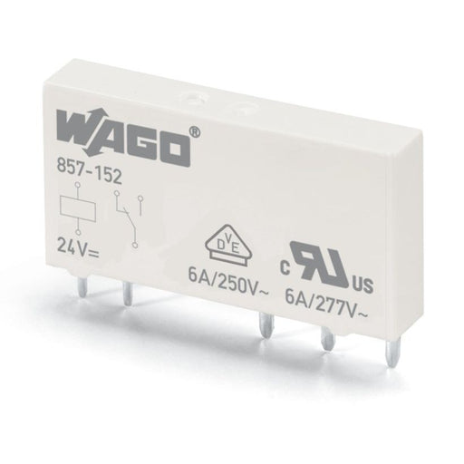 WAGO - Schaltrelais Elementarrelais 857-152 DC 24 V,1 Wechsler − 20 Stück