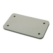 Walther Werke - Adapterplatte für Industriesteckverbinder Abdeckplatte B6 720638 f.Anbaugeh. kieselgr