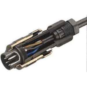 Binder - Rundsteckverbinder, feldkonfektionierbar (Industriesteckverbinder) Kabelstecker 09 0109 70 04 6-8mm, 4p