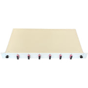 Paschke - Patchpanel LWL Spleissbox ausziehbar 19" 443705VI-06SA 6x SCd OM4 PINK