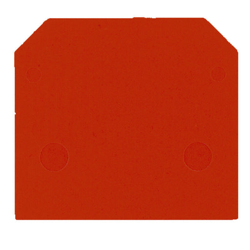 Weidmüller - Abschluss- und Zwischenplatte für Reihenklemme Abschlussplatte AP SAK4-10 RT 40x1.5mm rot − 20 Stück