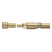 Harting - Kontakt für Industriesteckverbinder Stiftkontakt 09140006221 Han-Koaxial − 10 Stück