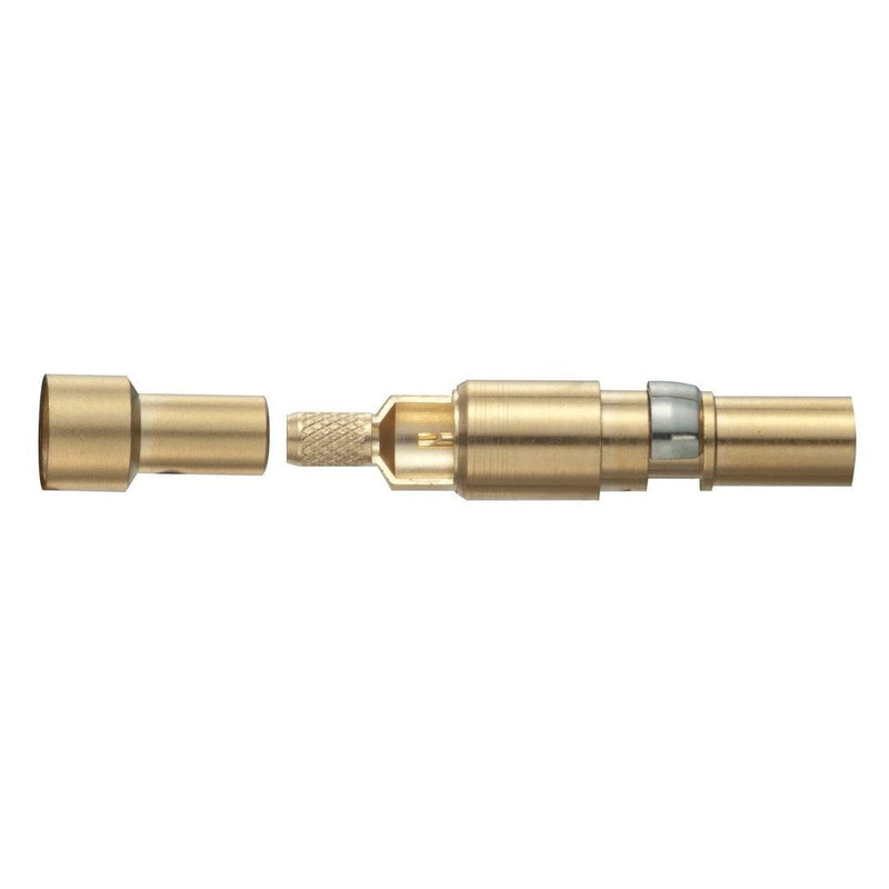 Harting - Kontakt für Industriesteckverbinder Stiftkontakt 09140006221 Han-Koaxial − 10 Stück