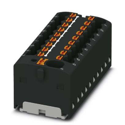 Phoenix Contact - Durchgangs-Reihenklemme Verteilerblock PTFIX 4/18X1,5 BK − 20 Stück