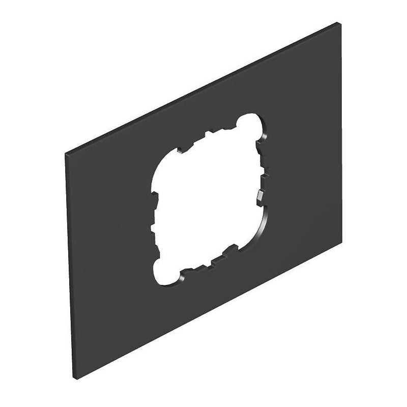 OBO Bettermann Vertr - Abdeckplatte für Einbaueinheiten Abdeckplatte T4B P2S 9011 1xEK f. T4B