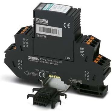 Phoenix Contact - Überspannungsableiter für Informations-/MSR-Technik Überspannungsschutz-Gerät PT-IQ-5-HF-12DC-PT für HF Anwendungen