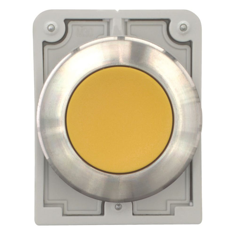 Eaton - Frontelement für Drucktaster Drucktaste RMQ-Titan M30I-FDR-Y flach rastend gelb