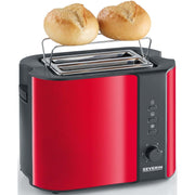 Severin - Toaster AT 2217 Fire Red/sw 2 Scheiben