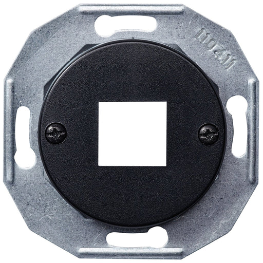 Elso - Einsatz/Abdeckung für Kommunikationstechnik IAE/UAE-Einsatz WDE011702 schwarz, RJ458(8)