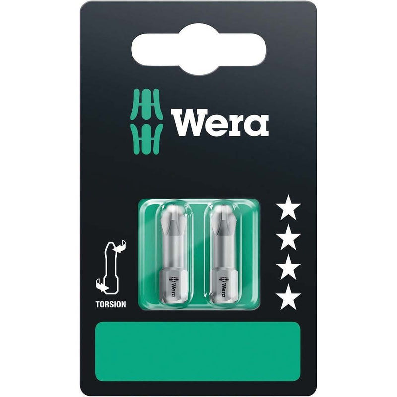 Wera - Bit-Set Phillips-Recess Bit 073324 PH 2x25mm