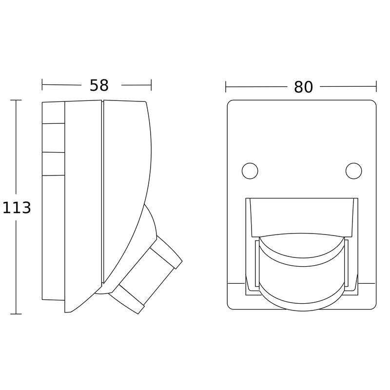 Steinel - Bewegungsmelder/Präsenzmelder komplett Bewegungsmelder IS 2160 ECO AP SW COM1 (on/off)  − 1 Stück