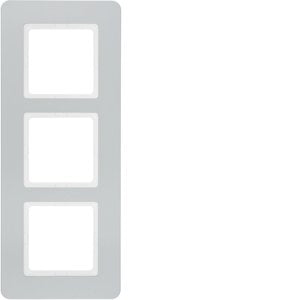 Berker - Abdeckrahmen Rahmen 3f. alu/samt/lack 10136184