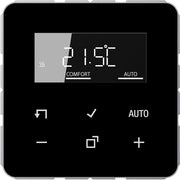 Jung - Raumthermostat/Uhrenthermostat Raumtemperaturregler TR D CD 1790 SW mit Display Standard − 1 Stück