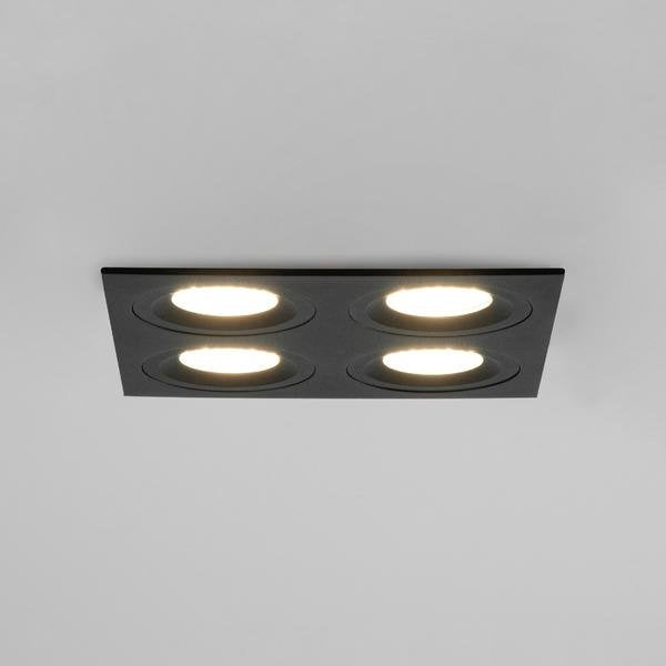Brumberg Leuchten - Downlight/Strahler/Flutlicht Einbaumodul quadratisch 45030180 4-fach