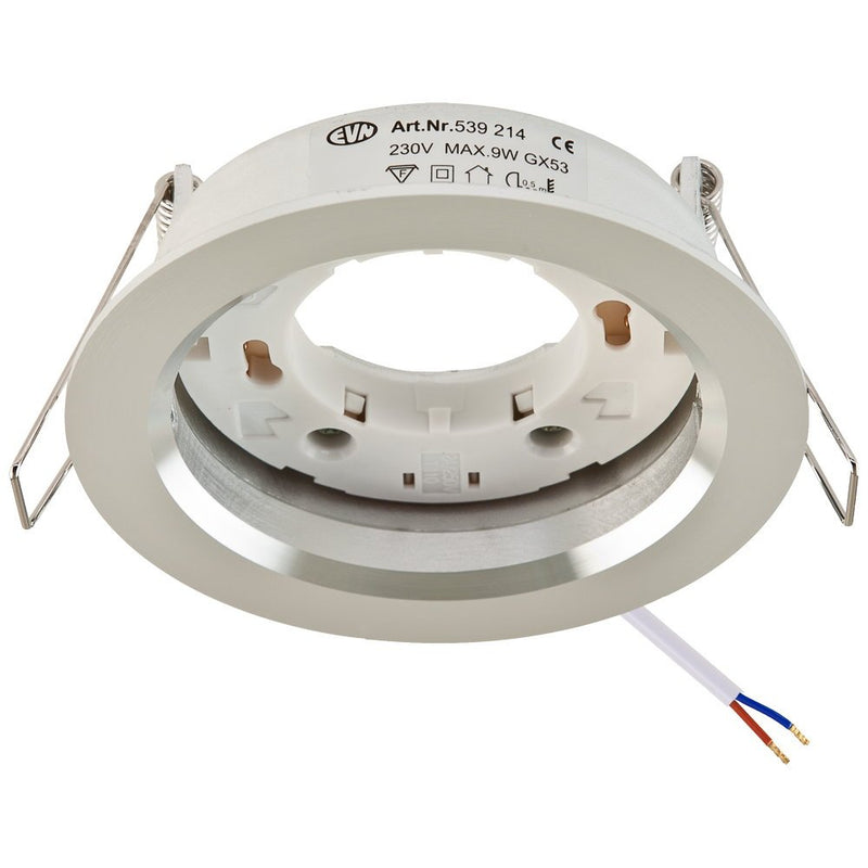 EVN Lichttechnik - Downlight/Strahler/Flutlicht Einbauleuchte 539 214 alu 1-flammig, starr