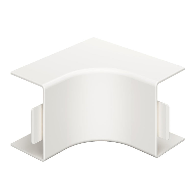 OBO Bettermann - Inneneck für Leitungsführungskanal Inneneckhaube halogenfrei WDKH-I40060RW 40x60mm, PC/ABS, rw − 2 Stück