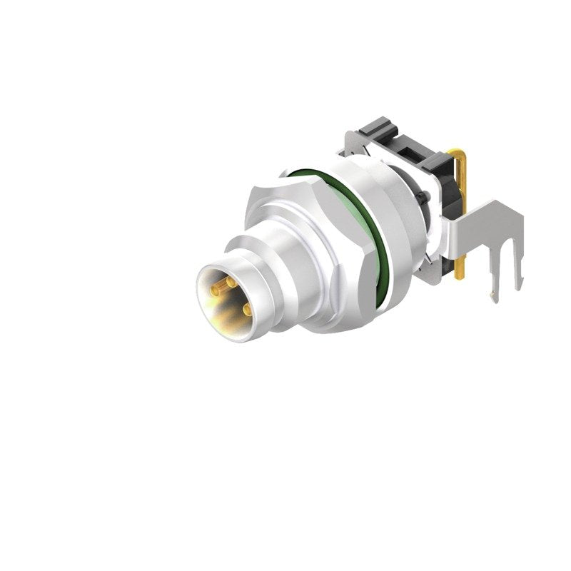 Weidmüller - Rundsteckverbinder, Einbau (PCB) Stecker SAIEW-M8S-3S-H12TL M8 − 10 Stück