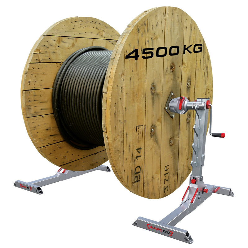 Runpotec - Kabeltrommelabroller Kabeltrommelheber 10164 Lifter 4500-L1600