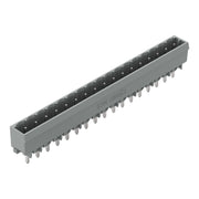 WAGO - Leiterplattensteckverbinder THT-Stiftleiste Lötstift 231-177/001-000 1,2x1,2,gerade,grau − 50 Stück