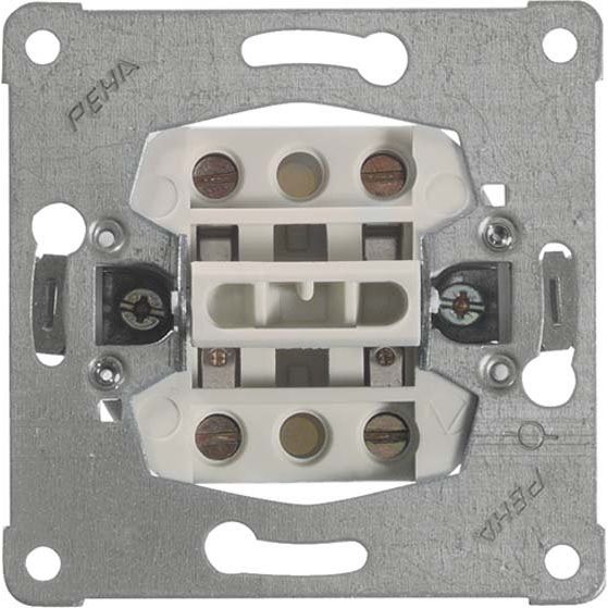 Peha - Installationsschalter Wippschlater Schraubansch. D 613 10A 400V 3-pol.Aus