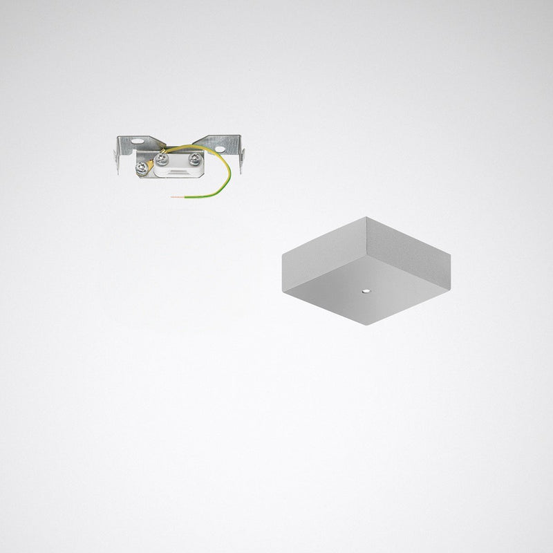 Trilux - Mechanisches Zubehör/Ersatzteile für Leuchten Deckenanschlussdose ZAE 03 eckig, si-gr