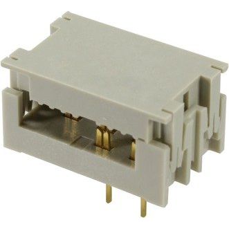 Harting - Leiterplattensteckverbinder Leiterplattenverbinder 09190169643 Lötanschluss − 104 Stück