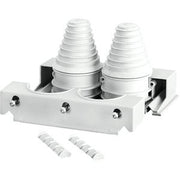 Hensel - Einführungsflansch für Kleingehäuse/Schaltschrank Kabeleinschub FP FG 282 2x30 bis D72mm