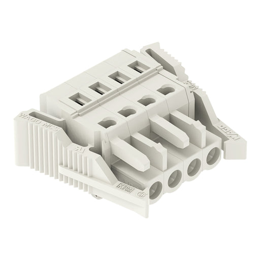 WAGO - Kabelsteckverbinder für Leiterplattensteckverbinder 1-Leiter-Federleiste 721-104/008-000/037- CAGECLAMP 2,5mm²,lgr − 50 Stück