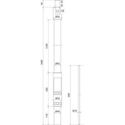 DEHN - Zubehör/Ersatzteile für Erdung und Blitzschutz Stützrohr f. HVI lightplus SR D40 1600 #105672 D40mm, L1600mm