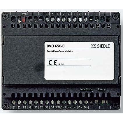 Siedle&Söhne - Zusatzgerät für Türkommunikation Bus-Video-Demodulator BVD 650-0