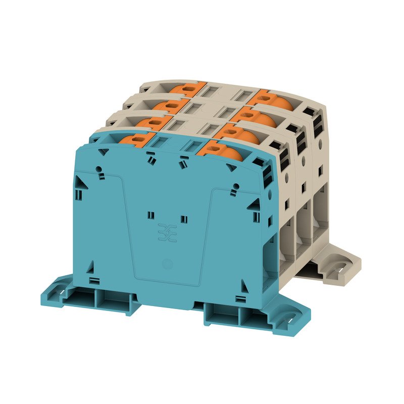 Weidmüller - Durchgangs-Reihenklemme Klemme A2C 95/120 3FT-N-DM PUSH IN, 95 mm² − 1 Stück