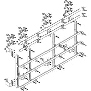 ABN - Verteilerfeld für Installationsverteiler Sammelschienen-Modul MFSC57965 flach 5FB/7RE