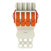 WAGO GmbH & Co. KG - Ein- und mehrpolige Klemmenleiste 1-Leiter-Federleiste Hebel 832-1104/314-000 Push-inCAGECLAMP,lgr − 10 Stück