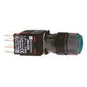 Schneider Electric - Drucktaster, Komplettgerät Leuchtdrucktaster, grün XB6AW3B5B o. Rast., 24V, 1S+1Ö