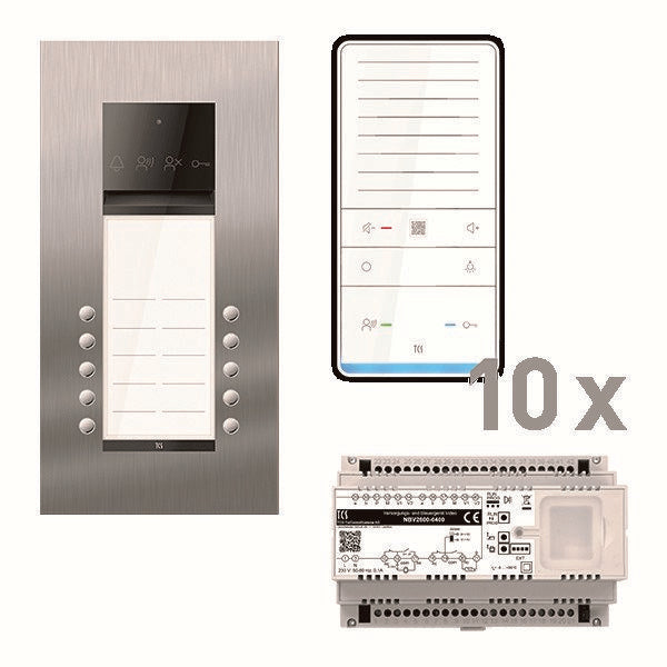 TCS Tür Control - Türsprech-Set audio:pack ASU600210 PAUF102/006 ISW6031 10WE UP
