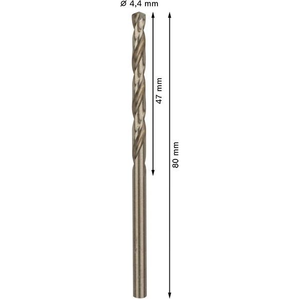 Bosch - Bohrer PRO Stainless Steel HSS-Co 2608588094 (VE10) Spiralbohrer 4,4 x