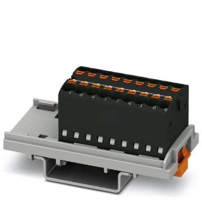 Phoenix Contact - Durchgangs-Reihenklemme Verteilerblock PTFIX 18X1,5-NS35 BK − 20 Stück