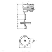 EVN Lichttechnik - Mechanisches Zubehör/Ersatzteile für Leuchten Seilabhängung CTPE2509