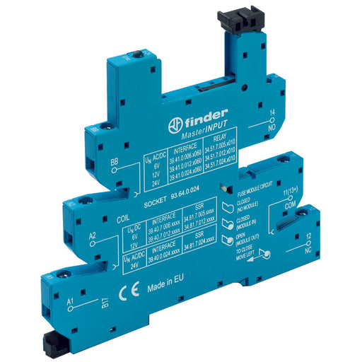 Finder - Relaissockel Schraubanschluss-Fassung 93.64.0.024 für 34.51 od. 34.81 − 600 Stück by Finder
