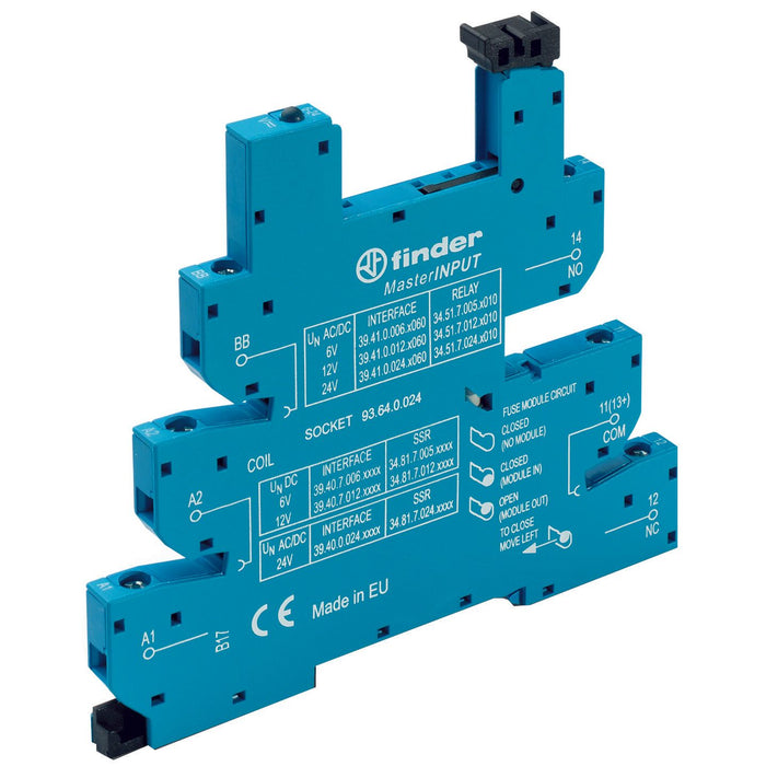Finder - Relaissockel Schraubanschluss-Fassung 93.64.0.024 für 34.51 od. 34.81  − 600 Stück
