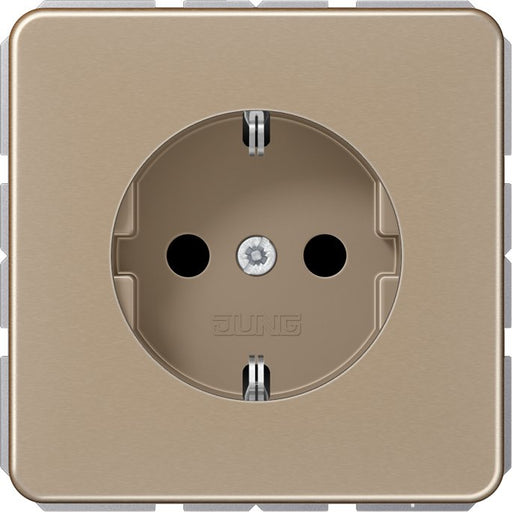 Jung - Steckdose SCHUKO-Steckdose 16A 250V CD 1520 KI GB m.Berührungsschutz