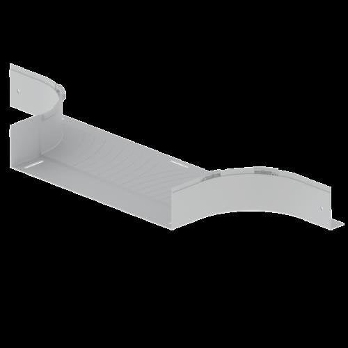 Unex - T-Stück für Kabelrinne T-Abzweiger 66548 lichtgrau, 100x500mm