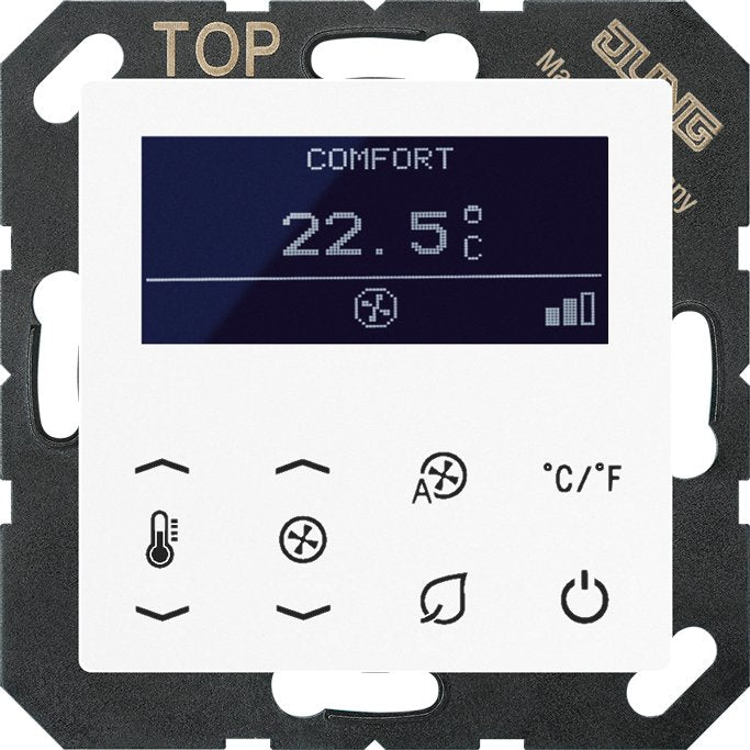 Jung - Bussystem-Mehrfach Bediengerät KNX Raumtemperatur-Display TRD A 5248 WW Busankoppler − 1 Stück
