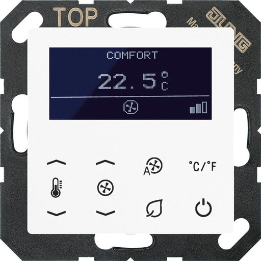 Jung - Bussystem-Mehrfach Bediengerät KNX Raumtemperatur-Display TRD A 5248 WW Busankoppler − 1 Stück
